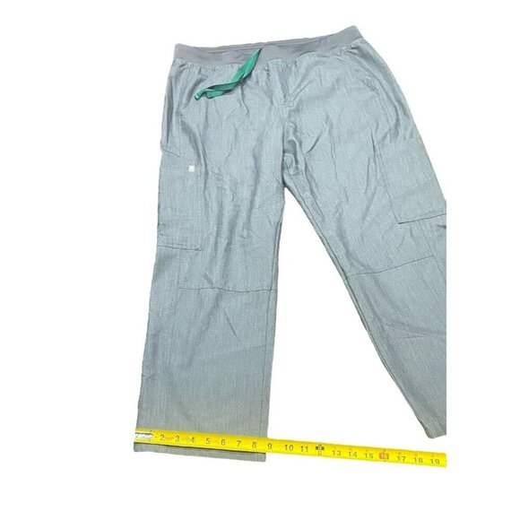 FIGS Axim Cargo Scrub Pants Mens Large 34x27 Graphite Gray Straight Leg T2001 - Picture 10 of 10